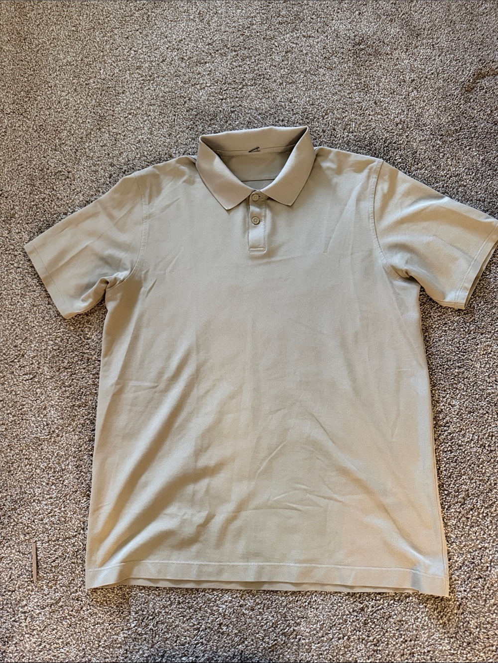 lululemon athletica Men's Polo Shirt — Beige